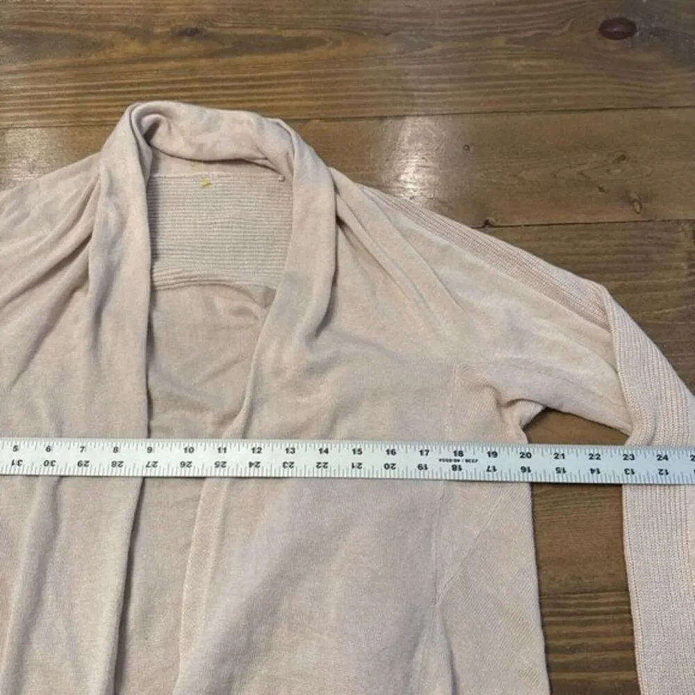 Lululemon Women's Open Front Sweater Cardigan Dusty Pink‎ Size 4